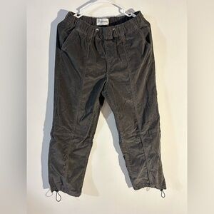 Corduroy cargo style pant stretch waist